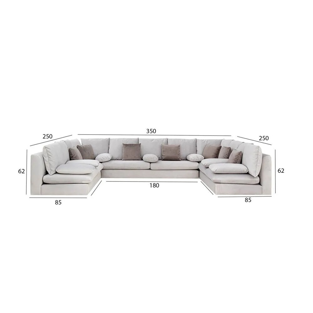 Corner Majlis Sofa – 7 Seater Luxury Comfort by Divine Livings - Image 3
