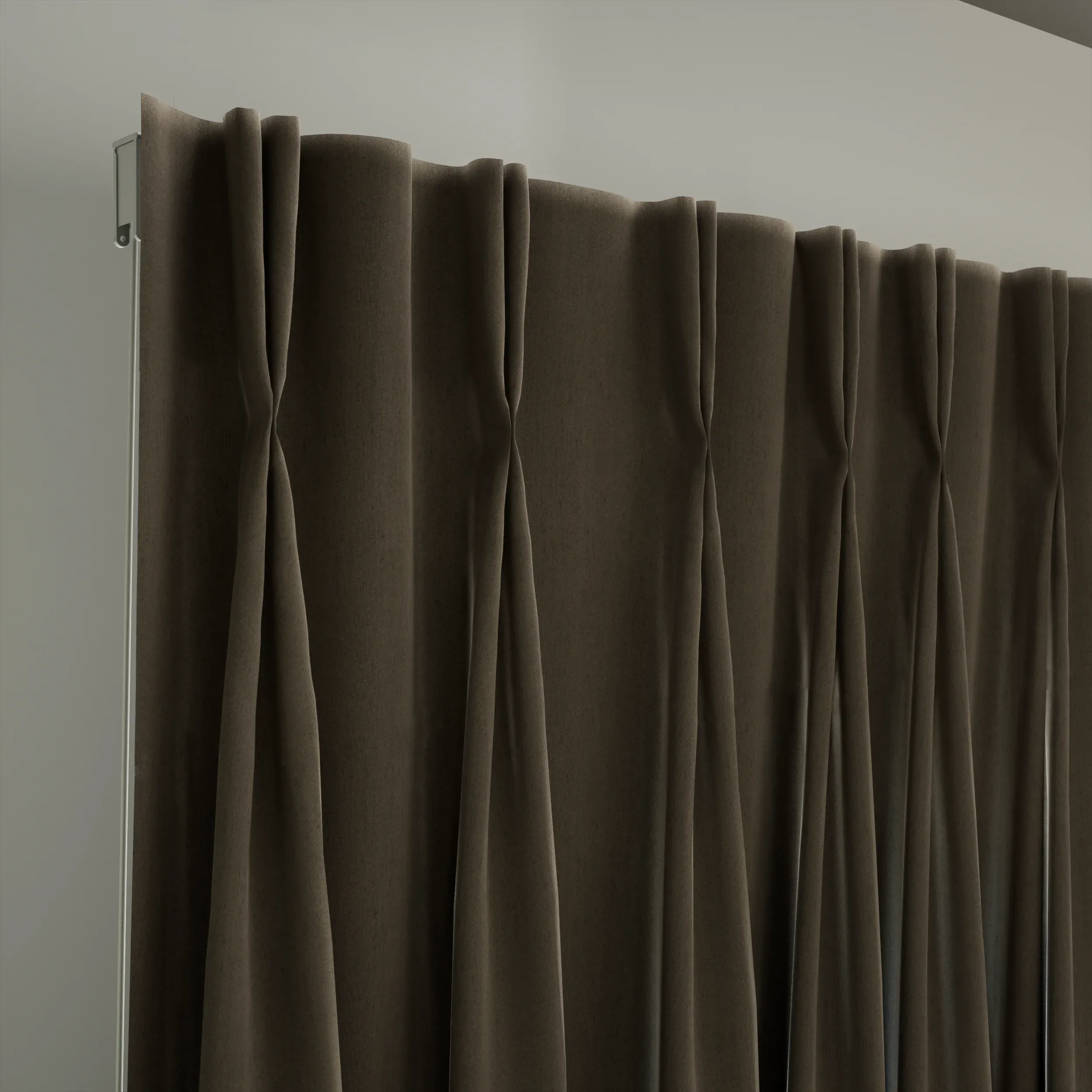 Blackout Pleat Curtain – Premium Brown Drapes by Divine Livings - Image 8