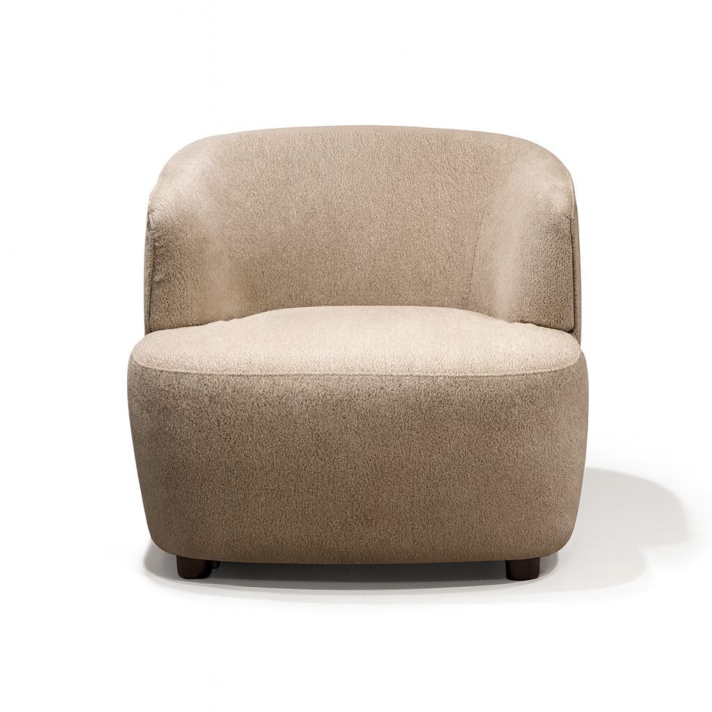 Beige Accent Chair