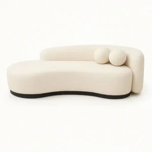 Luna Curved 3-Seater Sofa