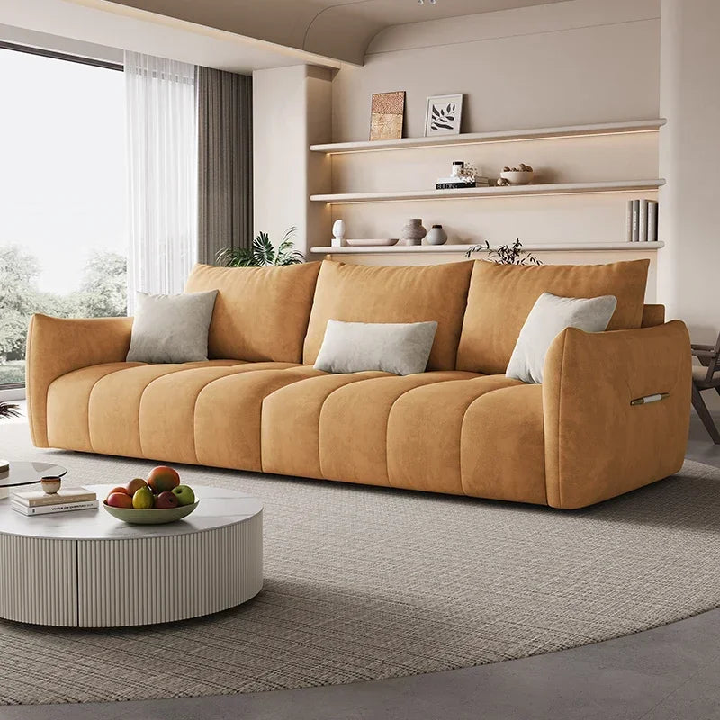 Milan 3 Seater Sofa – Contemporary Grey Fabric Sofa | Divine Livings - Image 4
