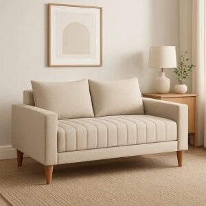 Oslo Custom 2-Seater Sofa – Modern Upholstered Loveseat | Divine Livings