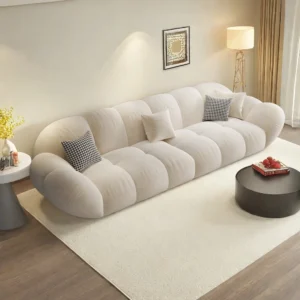 Nimbus Curve 3-Seater Sofa – Custom Luxury Upholstered Sofa | Divine Livings