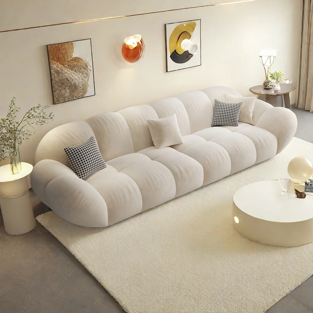 Nimbus Curve 3-Seater Sofa – Custom Luxury Upholstered Sofa | Divine Livings - Image 2