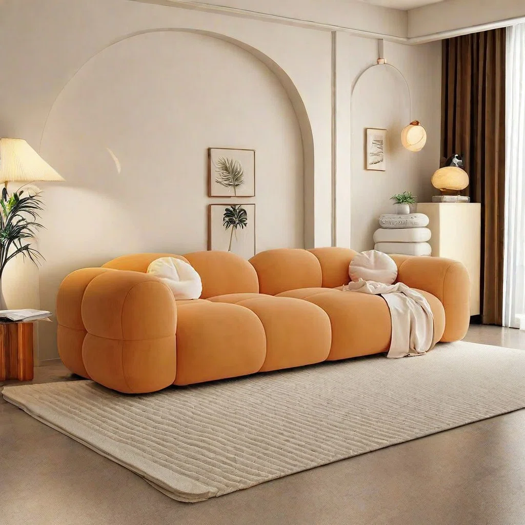 Verde Cloud 3-Seater Sofa – Custom Modern Upholstered Sofa | Divine Livings - Image 2