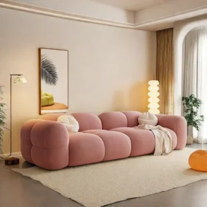 Verde Cloud 3-Seater Sofa – Custom Modern Upholstered Sofa | Divine Livings