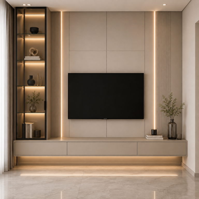 Aveline Modern TV Wall Unit